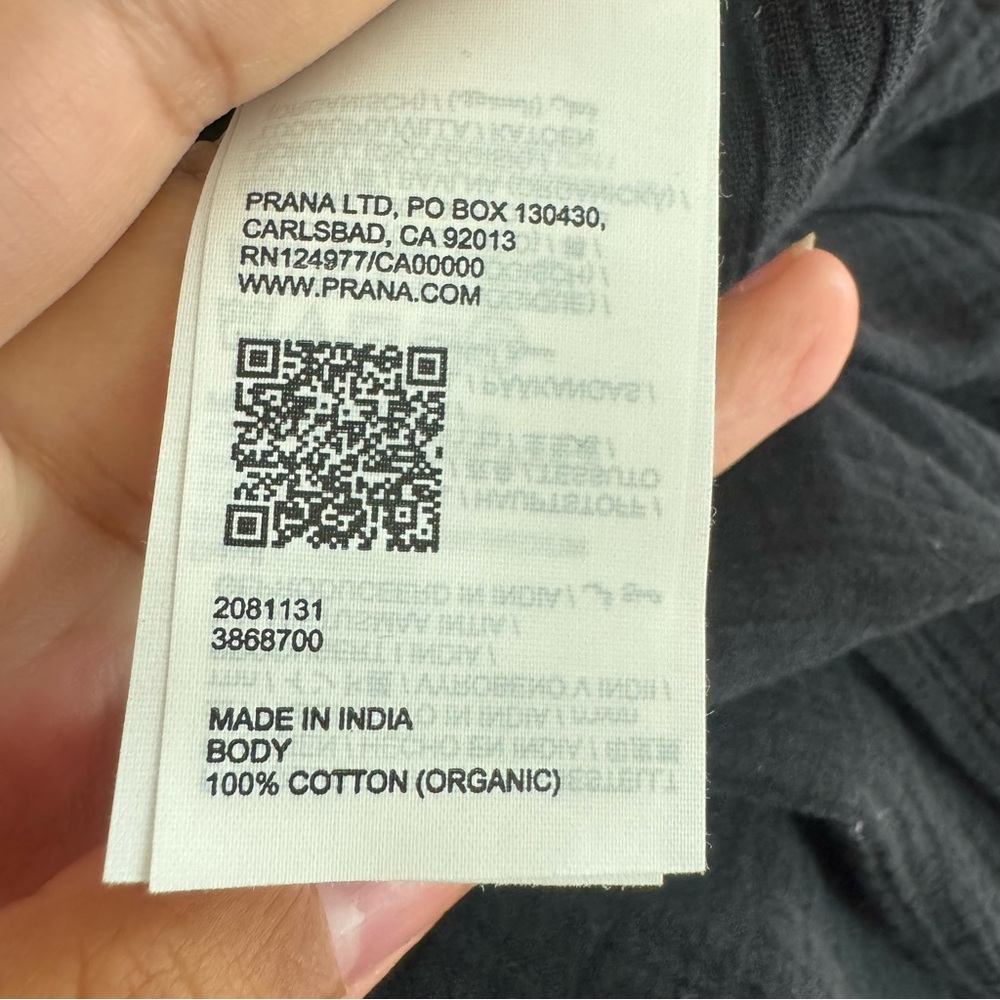 Prana Hideaway Pants in Black Beach Swim Cover - Picture 9 of 11